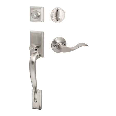 Sure-Loc Hardware Sure-Loc Hardware Madison Handleset, Snowbird Handleset Trim, Satin Nickel, Right Hand MA507-SB-RH 15